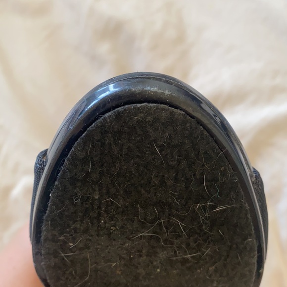 Michael Kors Zip Front Black Patent Heels - Picture 8 of 10